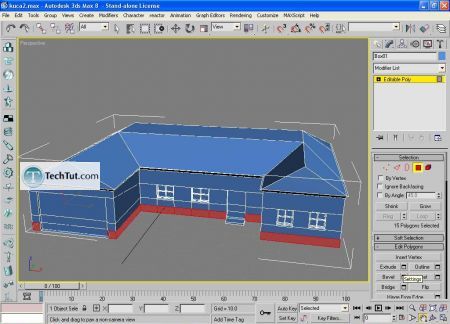 Tutorial Low poly house done in 3D max part 4 3