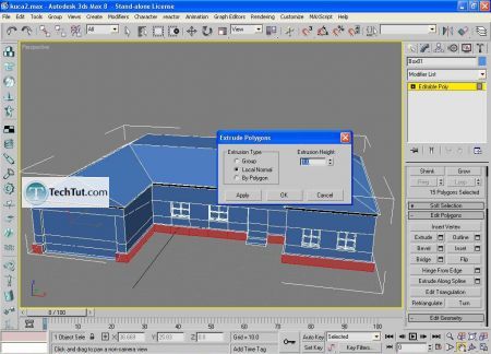 Tutorial Low poly house done in 3D max part 4 4