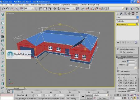 Tutorial Low poly house done in 3D max part 4 6