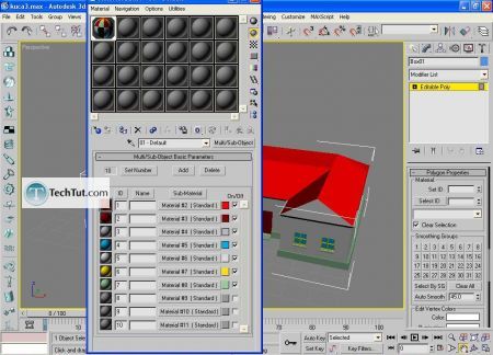 Tutorial Low poly house done in 3D max part 4 8