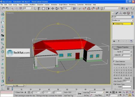 Tutorial Low poly house done in 3D max part 4 9