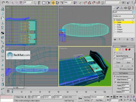 Tutorial Creating a bed in Max part 3 12