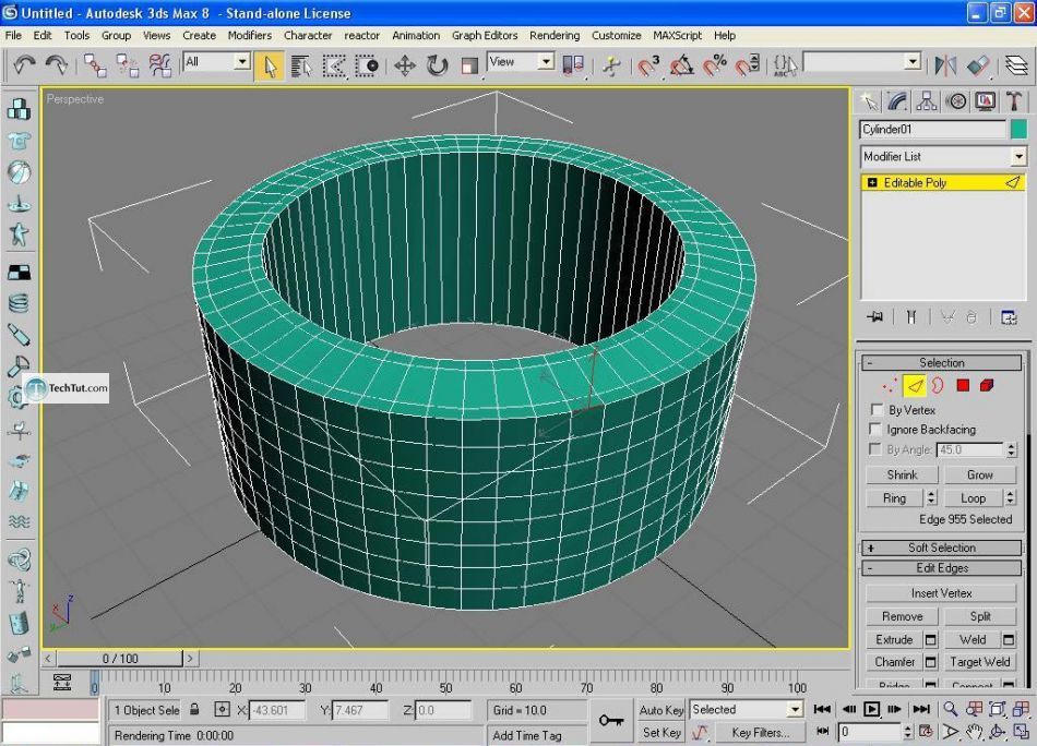 Easy way of creating rubber tire