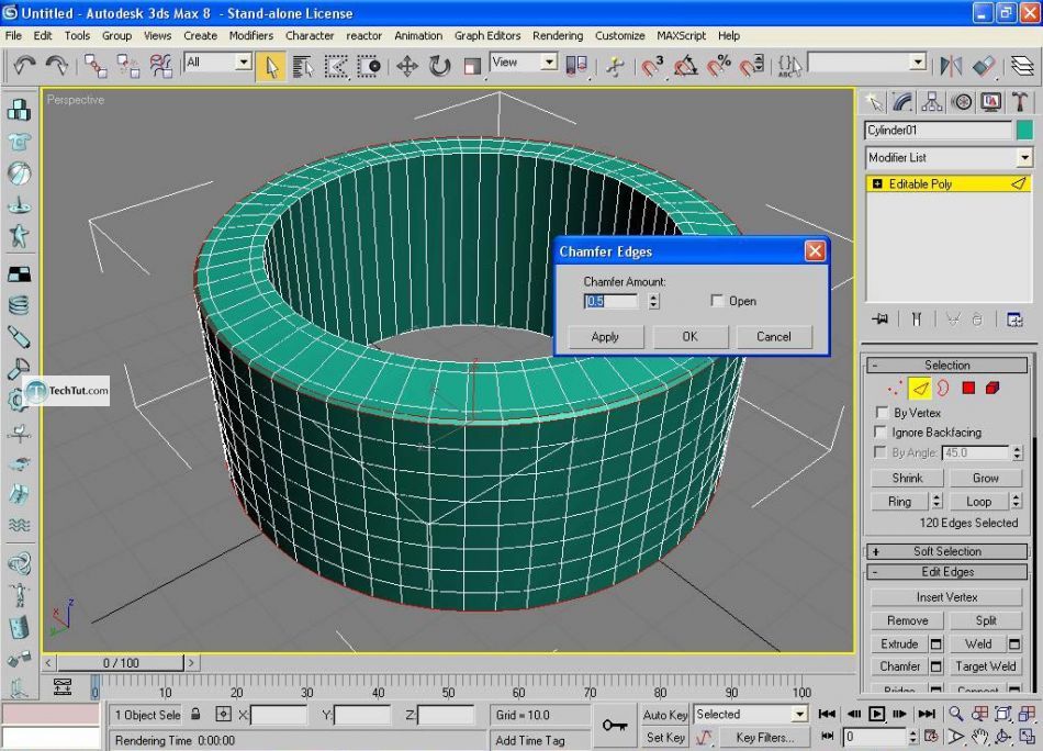 Easy way of creating rubber tire