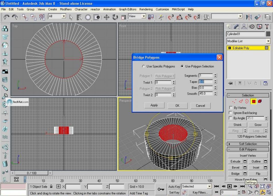 Easy way of creating rubber tire