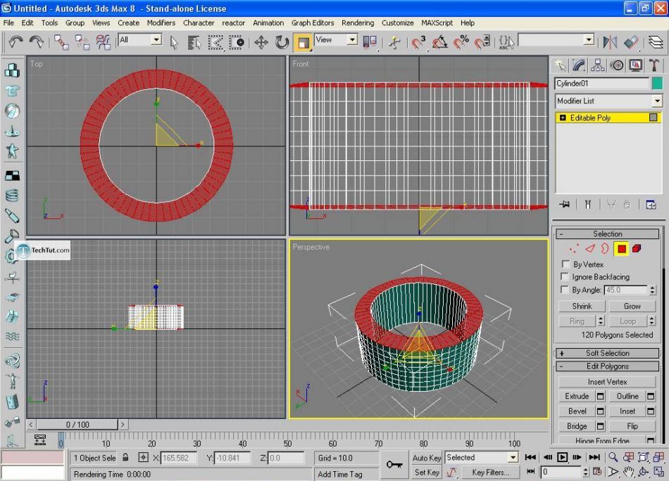 Easy way of creating rubber tire