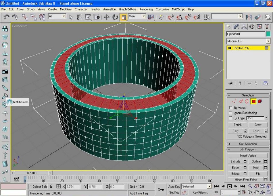 Easy way of creating rubber tire