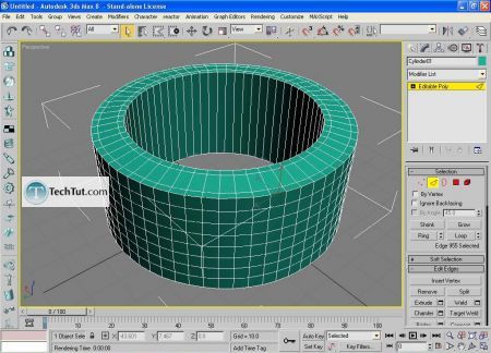 Tutorial Create rubber car tire part 1 10