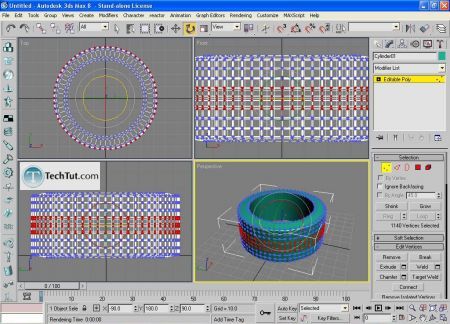 Tutorial Create rubber car tire part 2 3