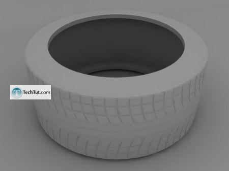 Tutorial Create rubber car tire part 2 7