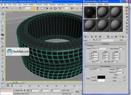 Tutorial Create rubber car tire part 2 9