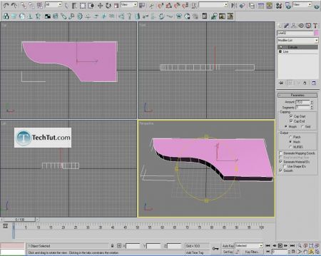 Tutorial Learn how to create table in 3D studio max 8