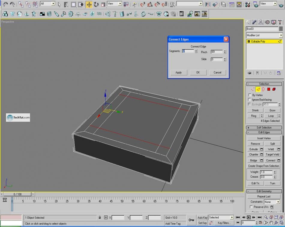 Learn how to create chair using 3D studio max