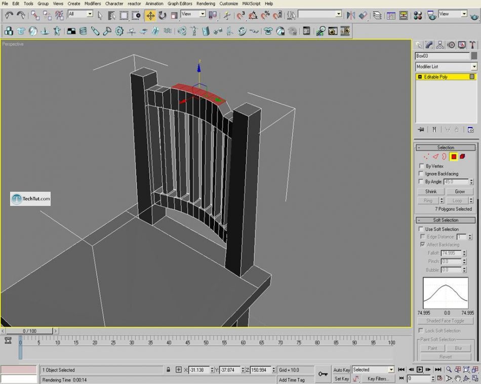 Learn how to create chair using 3D studio max