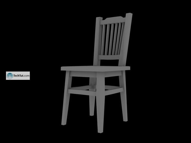 Learn how to create chair using 3D studio max