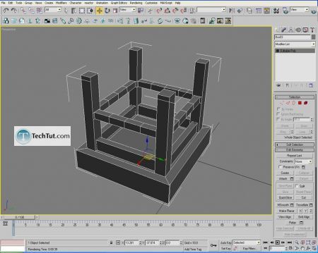 Tutorial Creating a chair object in 3D max part 1 11
