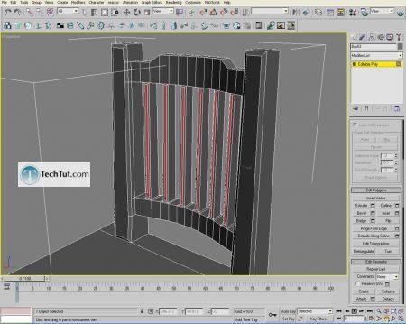 Tutorial Creating a chair object in 3D max part 2 9