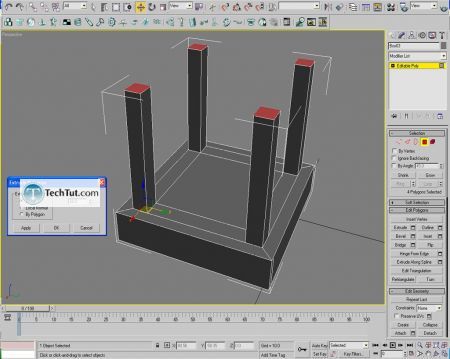 Tutorial Creating a chair object in 3D max part 1 4