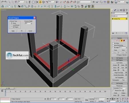 Tutorial Creating a chair object in 3D max part 1 6