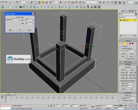 Tutorial Creating a chair object in 3D max part 1 9