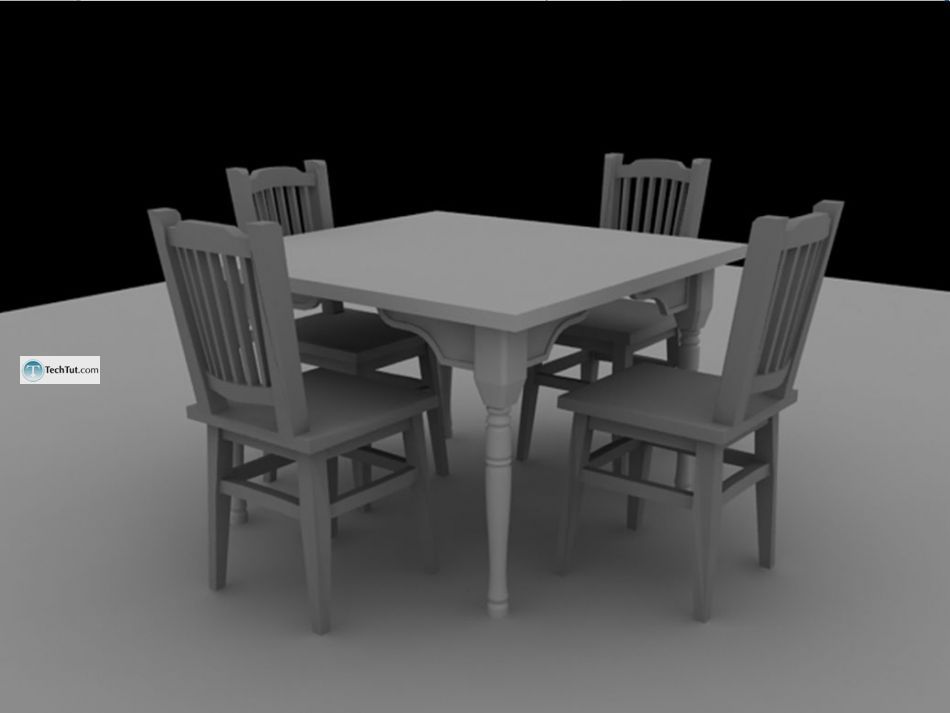 Adding wooden material to chairs and tables