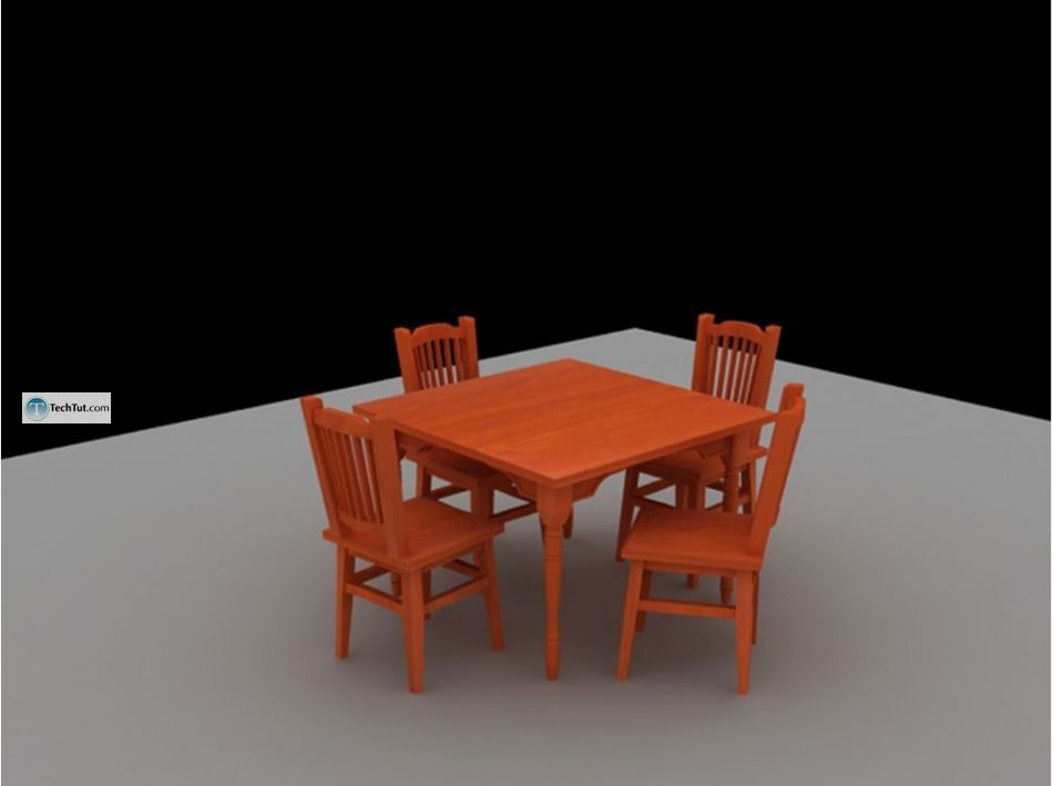 Adding wooden material to chairs and tables