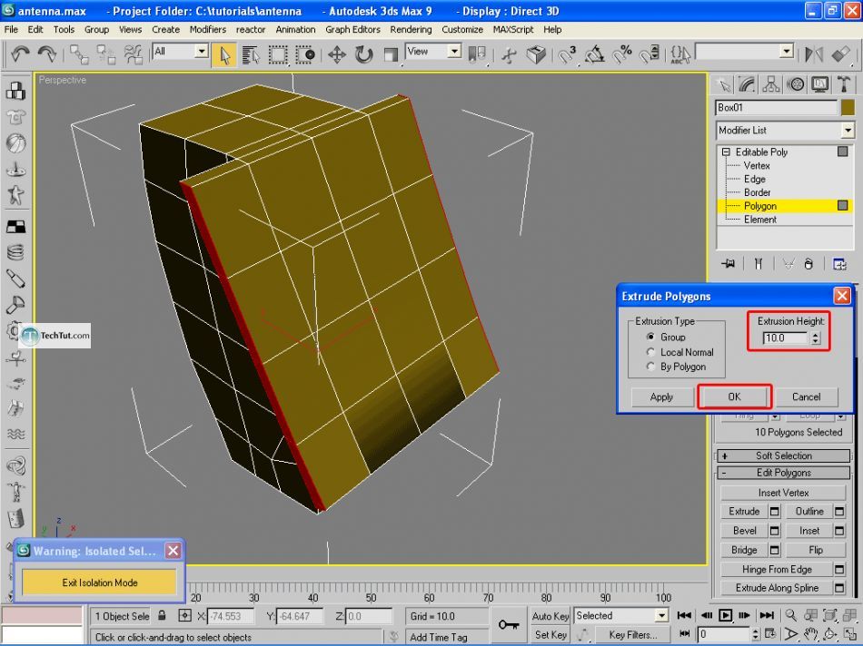 Create a realistic looking satellite dish