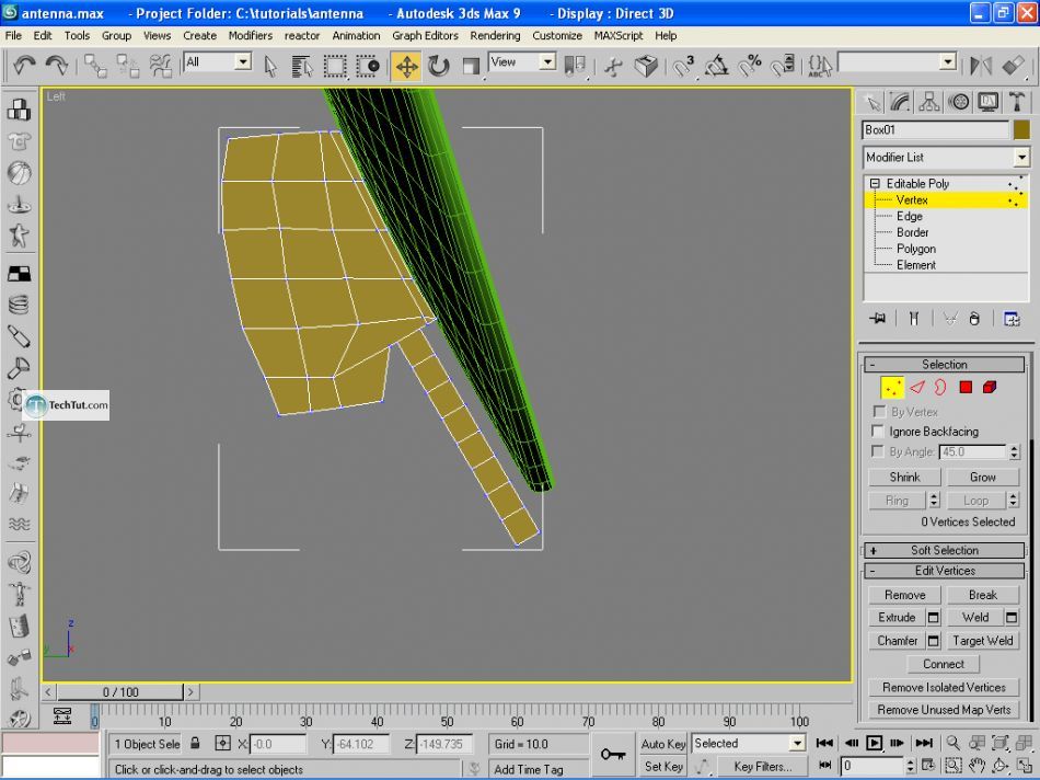 Create a realistic looking satellite dish