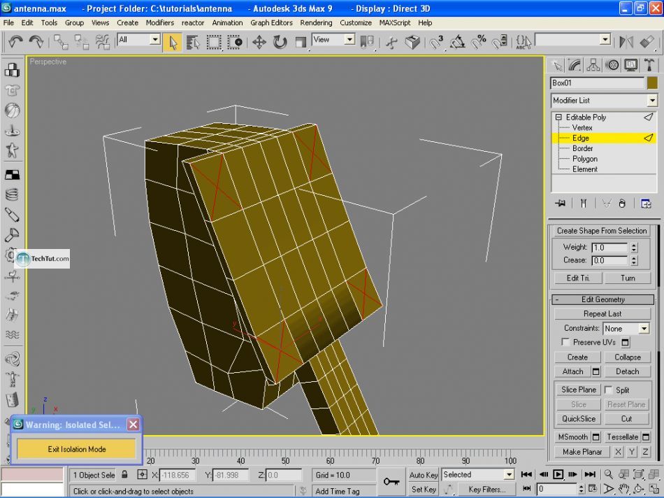 Create a realistic looking satellite dish