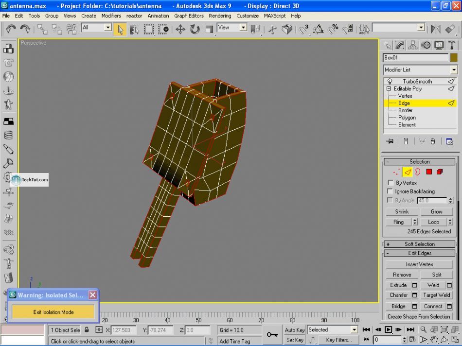 Create a realistic looking satellite dish