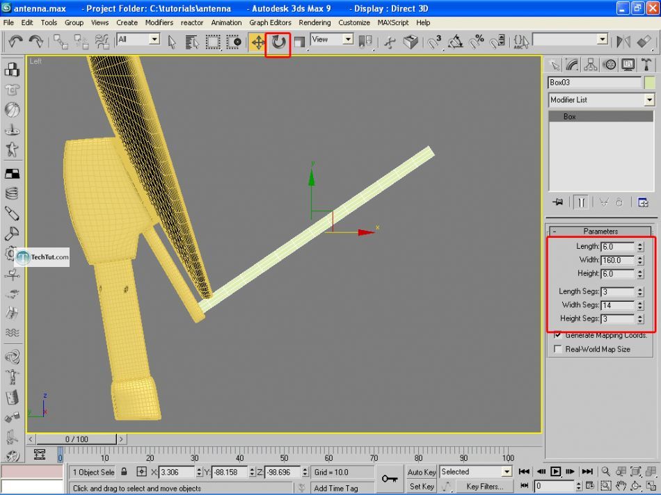 Create a realistic looking satellite dish