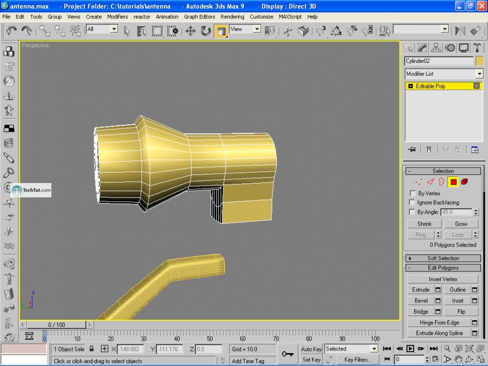 Create a realistic looking satellite dish