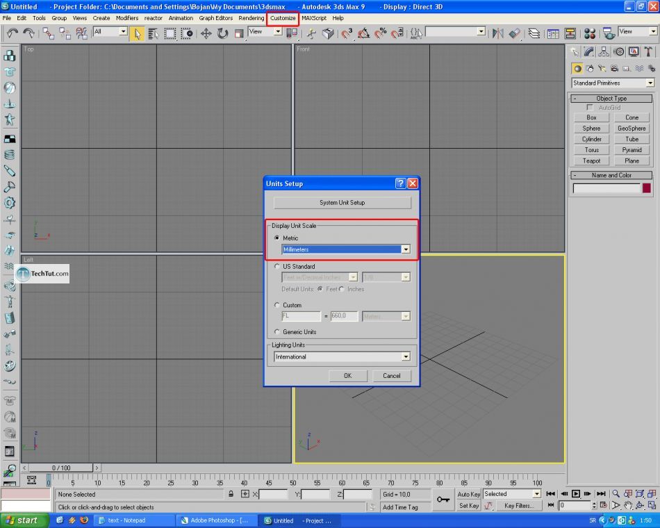 Create a realistic looking satellite dish