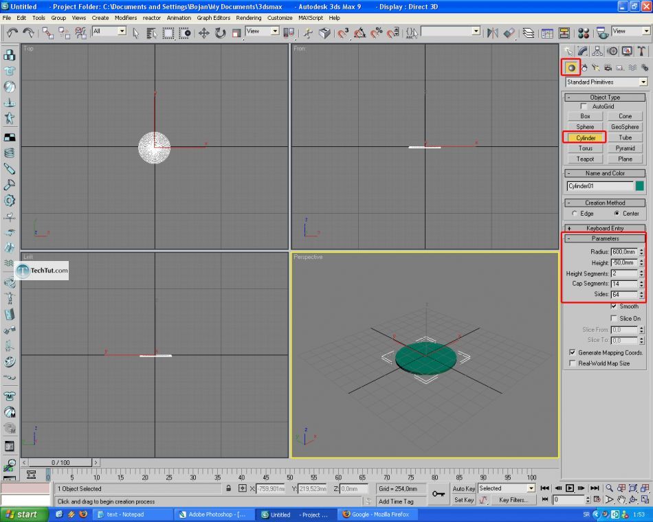 Create a realistic looking satellite dish