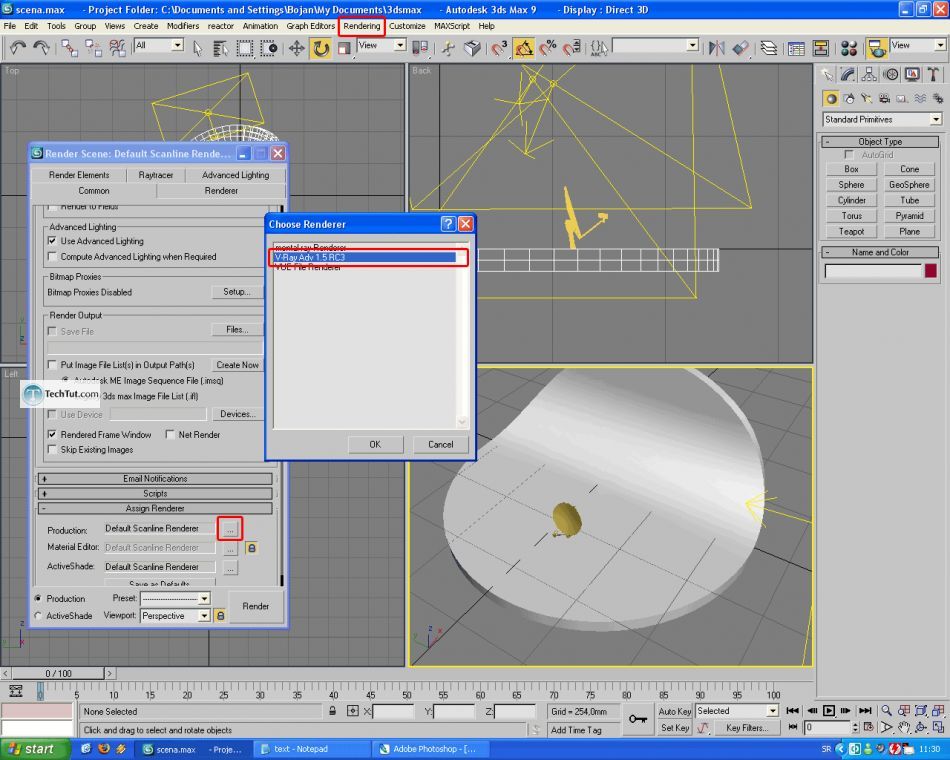 Create a realistic looking satellite dish