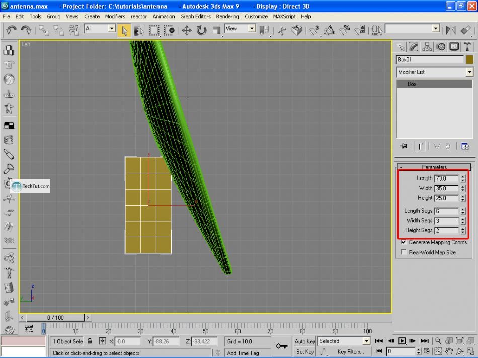 Create a realistic looking satellite dish