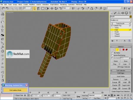 Tutorial Model satelite dish part 2 4