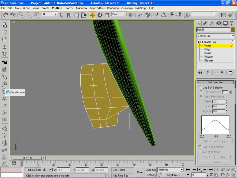 Create a realistic looking satellite dish