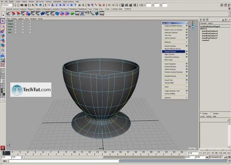 Tutorial Coffee cup model done in Maya part 2 1