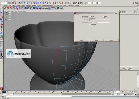 Tutorial Coffee cup model done in Maya part 2 5