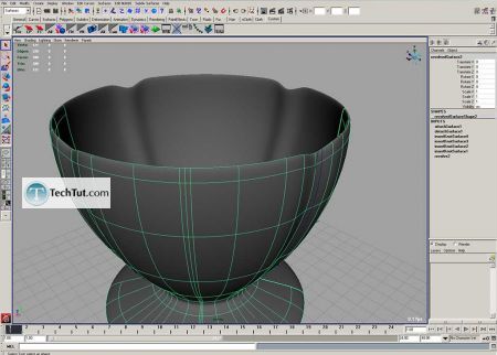 Tutorial Coffee cup model done in Maya part 2 7