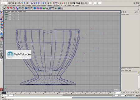 Tutorial Coffee cup model done in Maya part 3 1