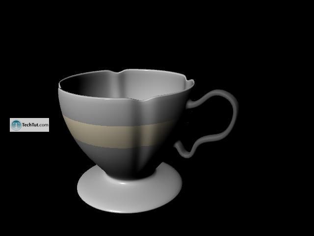 Create a coffee cup in Maya