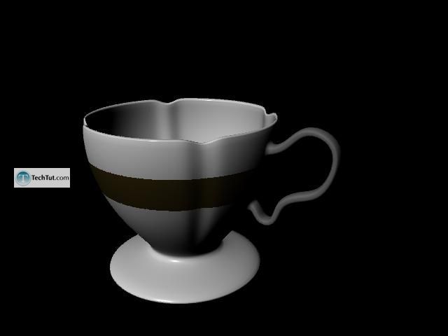 Create a coffee cup in Maya