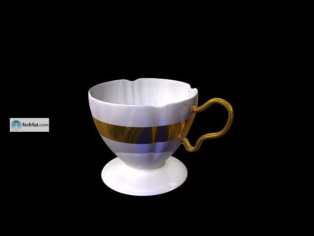 Create a coffee cup in Maya