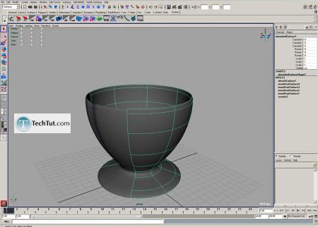 Tutorial Coffee cup model done in Maya part 2 2