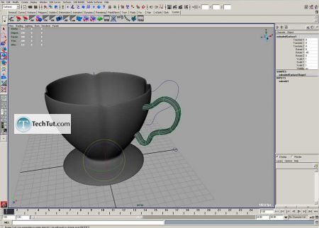 Tutorial Coffee cup model done in Maya part 3 5