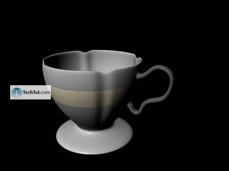 Tutorial Coffee cup model done in Maya part 4 3