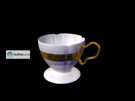 Tutorial Coffee cup model done in Maya part 4 9
