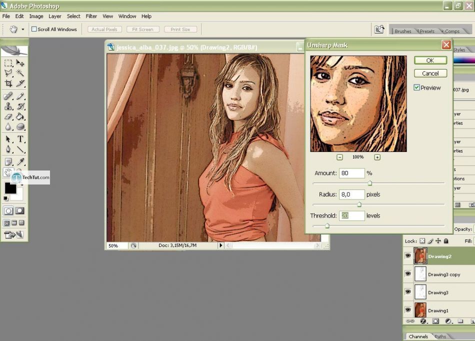 From Photo to Drawing